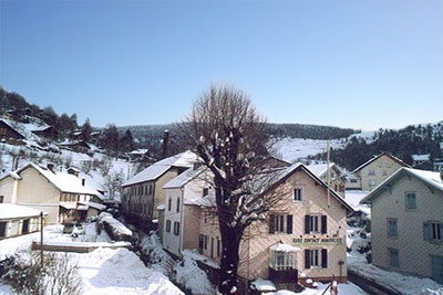 Location Vosges - Le village en hiver