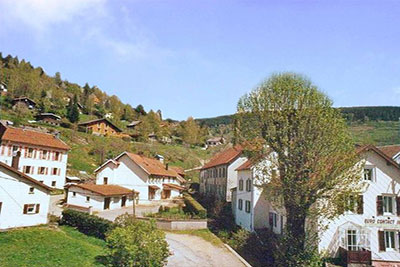 Location Vosges - Le village au printemps