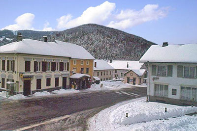 Location Vosges - Le village en hiver