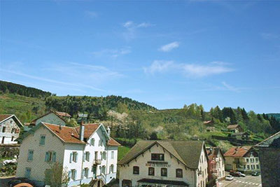 Location Vosges - Le village au printemps